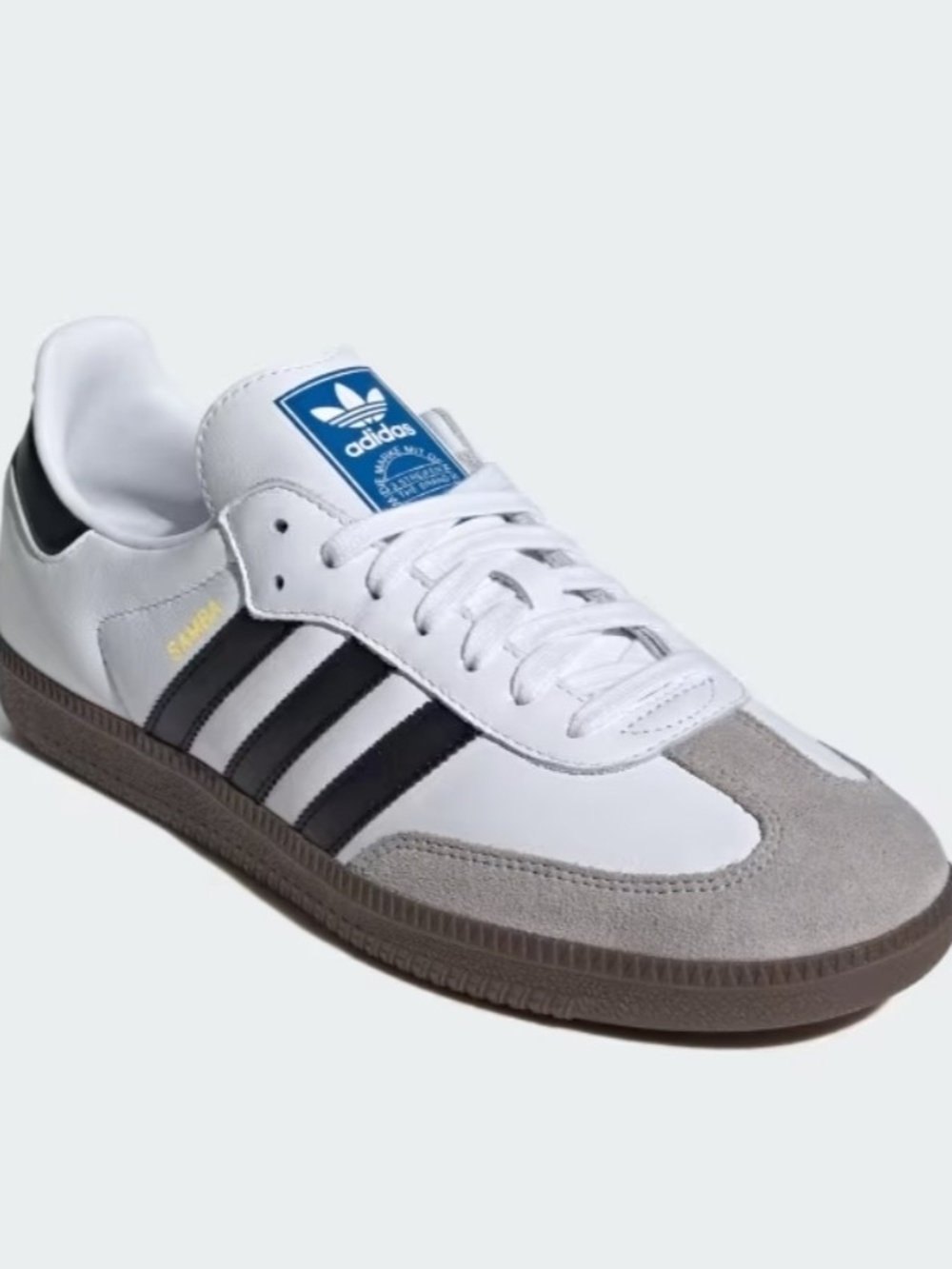 Adidas White Sneakers (Men's)
